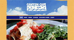 Desktop Screenshot of canyoncafe.com
